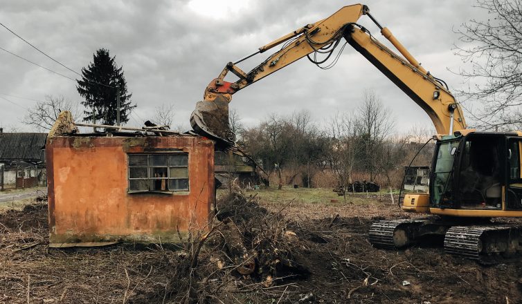 small shed demolition project